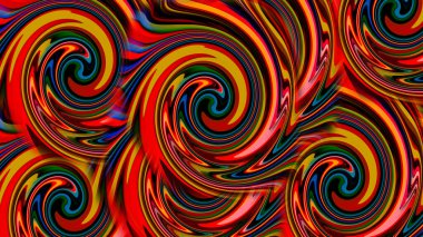 Sevgi ve tasarım üzerinde hızla hareket eden motin renkli arka plan ışığı ve çizgilerinin dijital olarak oluşturulmuş görüntüsü. Tebrik kartı arkaplanı .