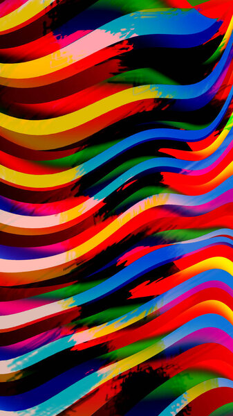 digitally generated image of motin colorfull background light and stripes moving fast over compassion and design. Greeting card background .