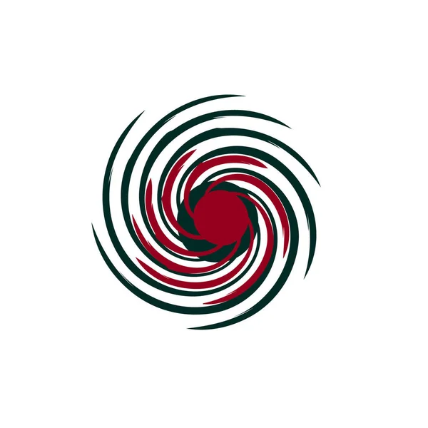 Abstrakcyjny Kolorowy Symbol Znak Izolowany Białym Tle — Wektor stockowy