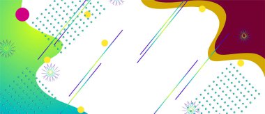 Soyut dinamik, modern sıvı hareketli ekran pankartları. Satış afişi arkaplan şablonu tasarımı, 