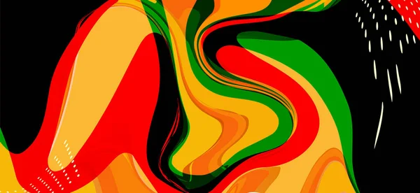 Dynamisches Design Der Banner Orangefarbene Elemente Mit Fließenden Trendverläufen Abstract — Stockvektor