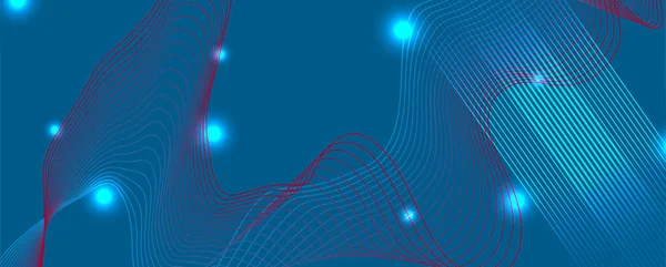 Абстрактний Фон Цифрових Частинок Технологія Фонової Концепції Мистецтва Абстрактний Синій — стоковий вектор