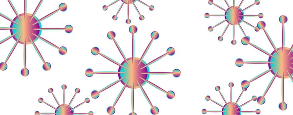 Coronavirus Sembolü Arka Plan Tasarımı Coronavirus 2019 Ncov Corona Virüs — Stok Vektör