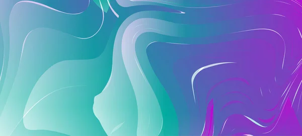 Абстрактный Цветной Шаблон Баннера Градиентным Цветом Конструктивная Жидкая Форма Местом — стоковый вектор