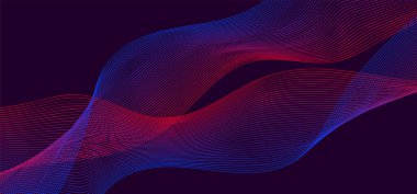 Soyut renkli çizgili çizgi arkaplanı. Pankart, broşür, el ilanı ve dergi için tasarım şablonu 