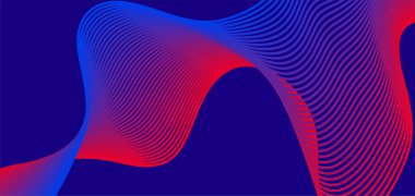 Soyut renkli çizgili çizgi arkaplanı. Pankart, broşür, el ilanı ve dergi için tasarım şablonu 