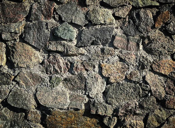 Textura Uma Parede Feita Grandes Pedras Pedra Objeto Material Pedra — Fotografia de Stock