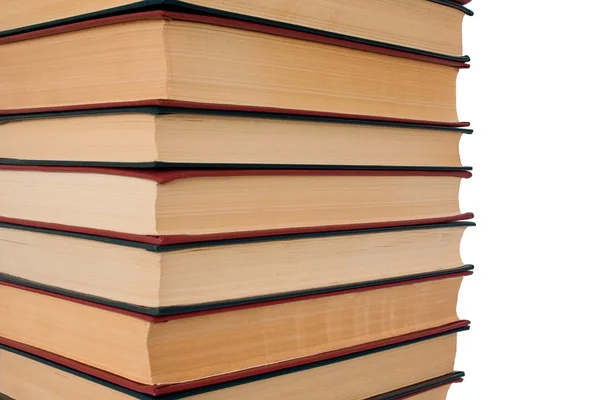 Bücher isoliert auf weißem Hintergrund — Stockfoto