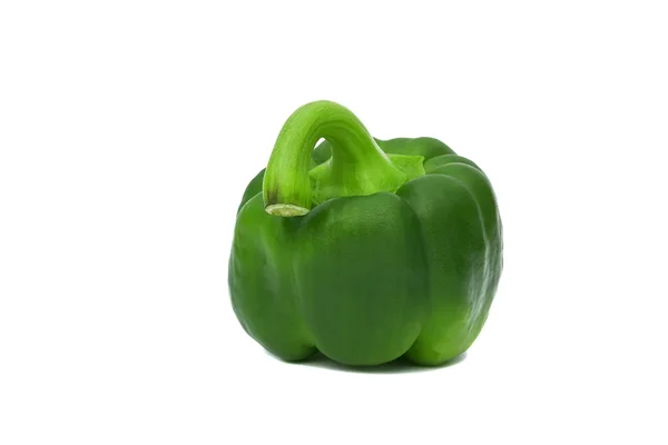Green pepper isolated on white background — Stock Photo, Image