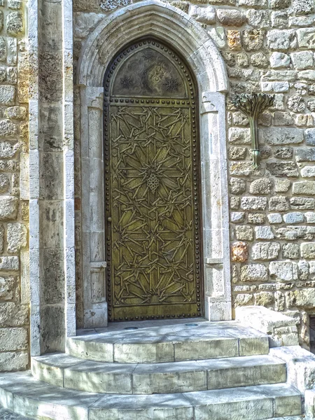 Gouden deur, jaffa, Israël — Stockfoto