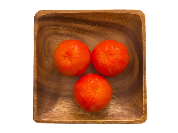 Tangerines on a plate — Stock Photo, Image