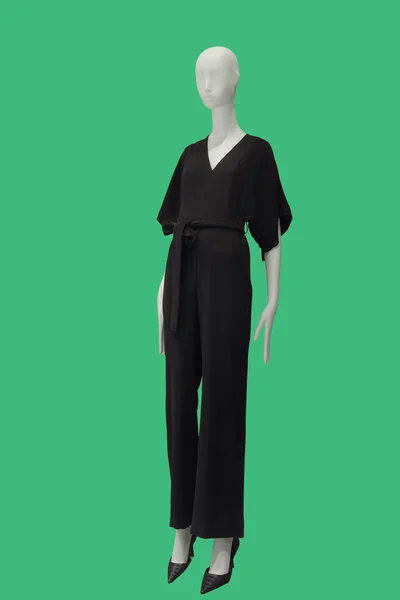 Full Length Image Female Display Mannequin Wearing Trouser Suit Isolated — стоковое фото