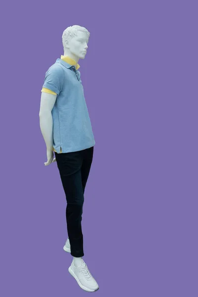 Full Length Image Male Display Mannequin Wearing Summer Casual Clothes — Stock Photo, Image