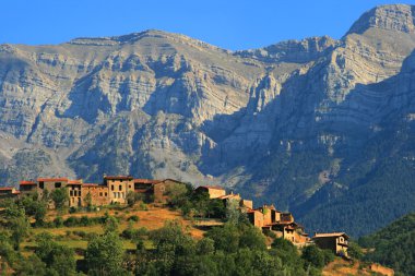 Sierra del cadi tünemiş Katalan köy