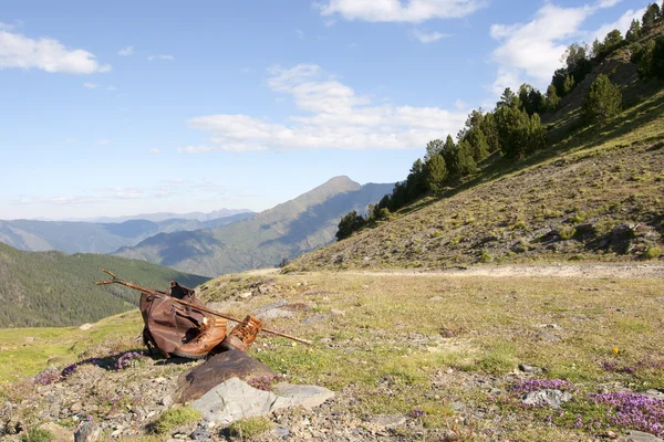 Amour d'aller errer dans les montagnes — Photo