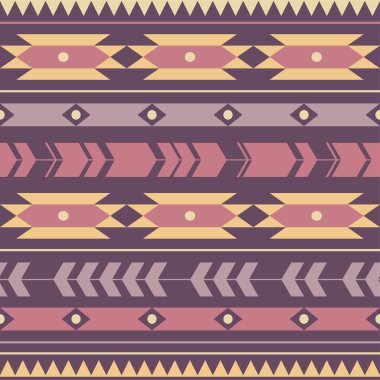vektör kesintisiz renkli dekoratif etnik desen