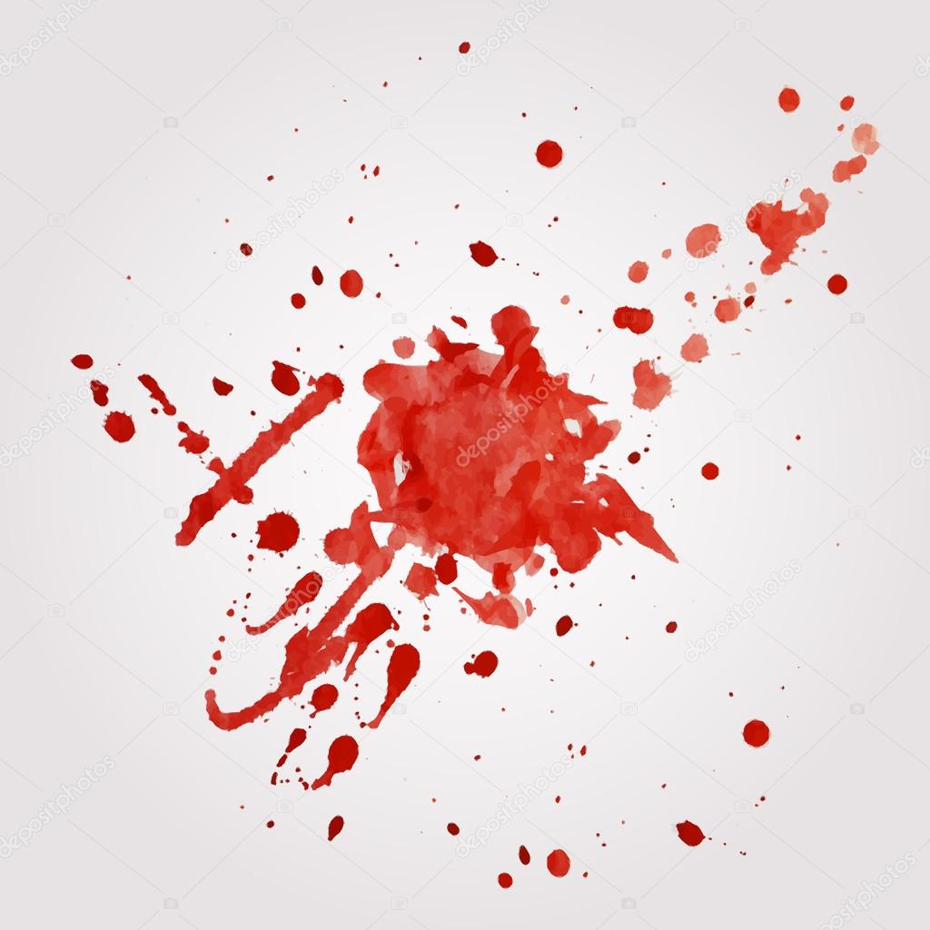 Vector blood splatter