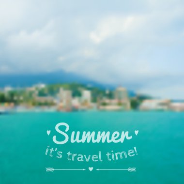 bulanık vektör yaz manzara arka plan