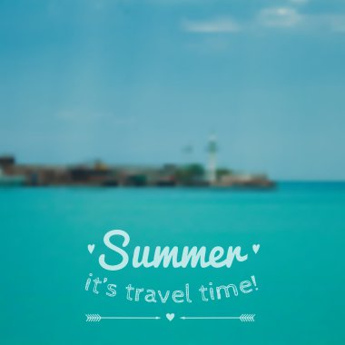 bulanık vektör yaz manzara arka plan