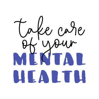 Zihinsel Sağlığınıza Bakım 'ın temsili beyaz arka planda izole edilmiş. Psikoloji kavramı, psikoterapi, ruh hali bozukluğu.