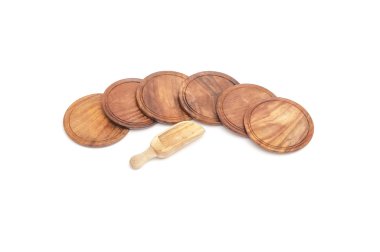 ahşap cam bardak altlığı