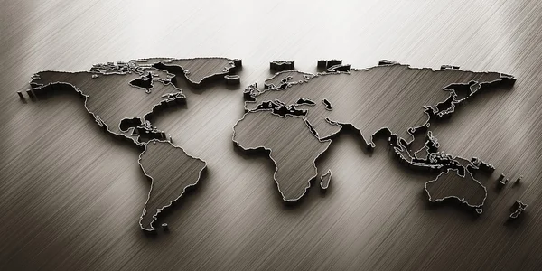 World map — Stock Photo, Image