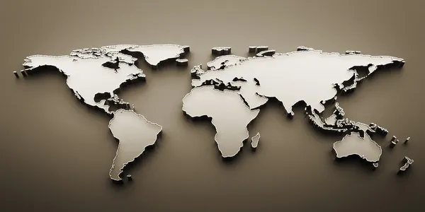 Mapa mundial — Foto de Stock