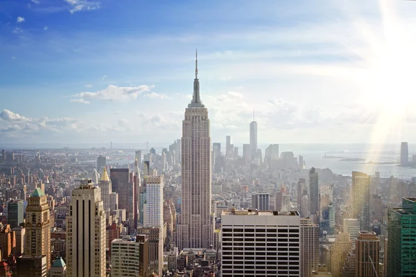 Nueva York al atardecer — Foto de Stock