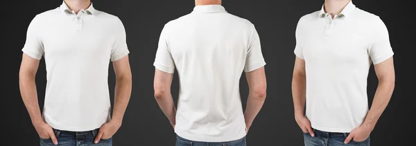 Tre uomini in t-shirt — Foto Stock