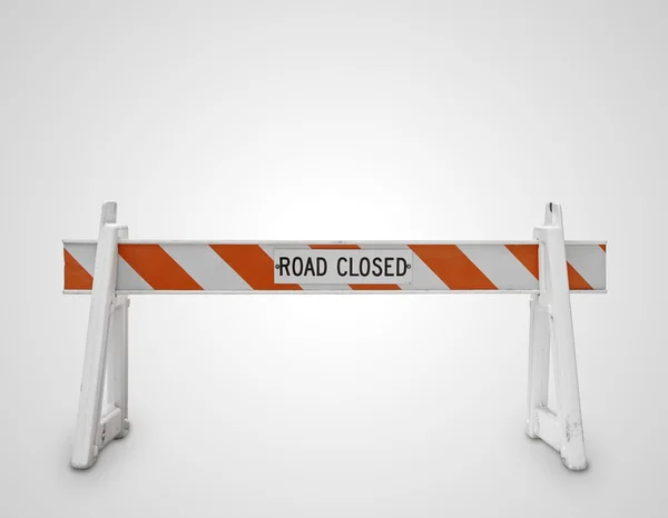 Road closed symbol — Stock Photo, Image