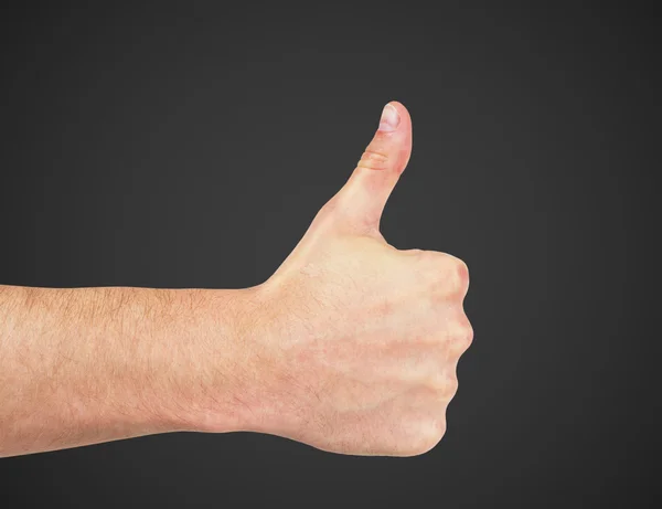 Hands with thumb up — Stock Photo, Image