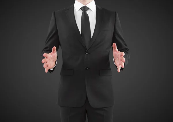 Man showing something — Stock Photo, Image