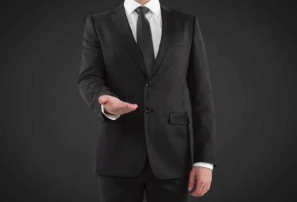 Man showing something — Stock Photo, Image