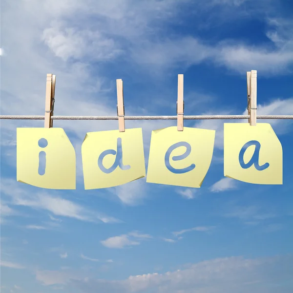 Ideenwort — Stockfoto