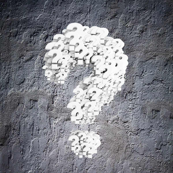 Many question mark — Stock Photo, Image