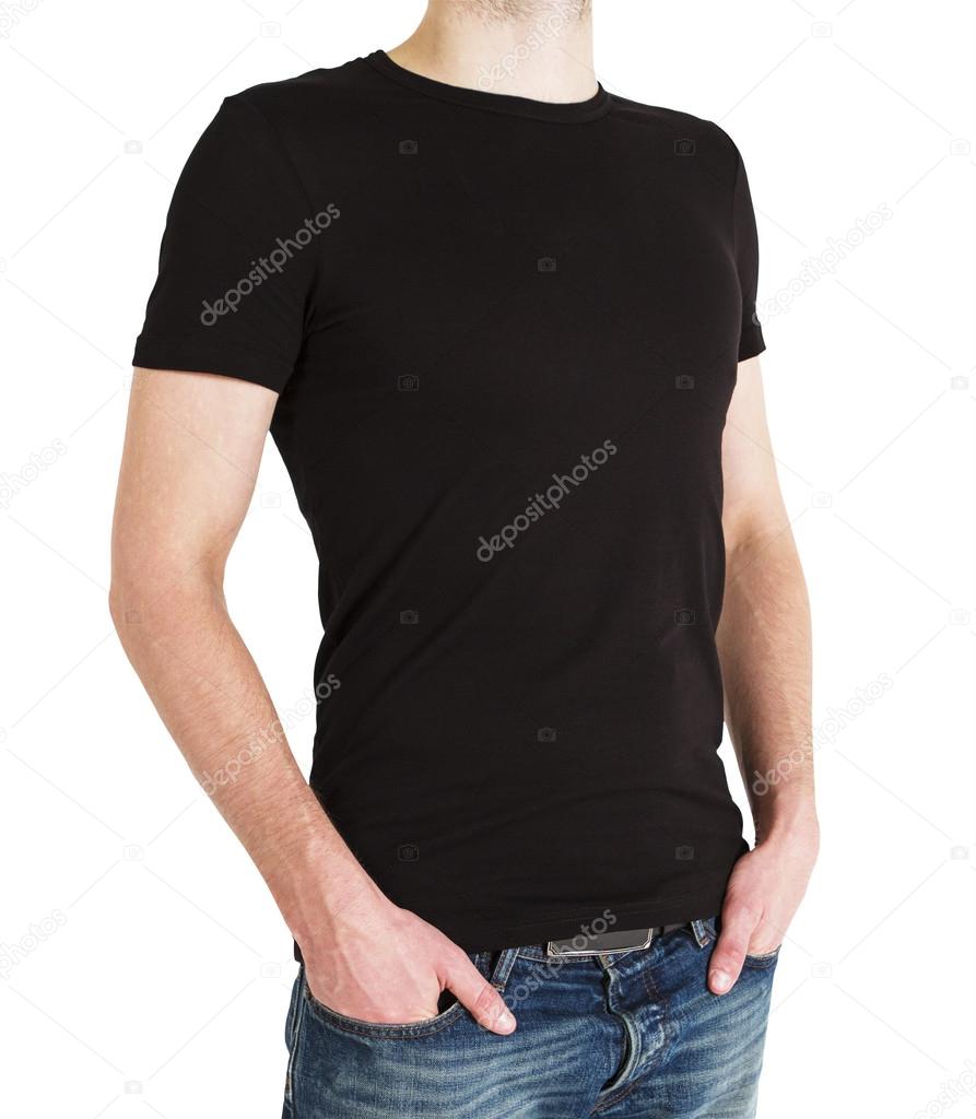 gay in black t-shirt