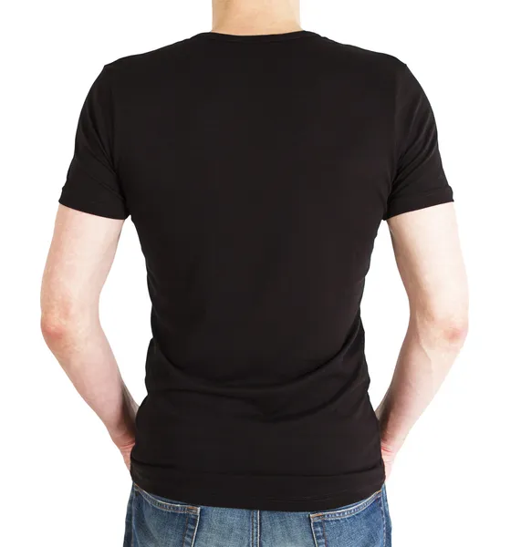 Schwul im schwarzen T-Shirt — Stockfoto