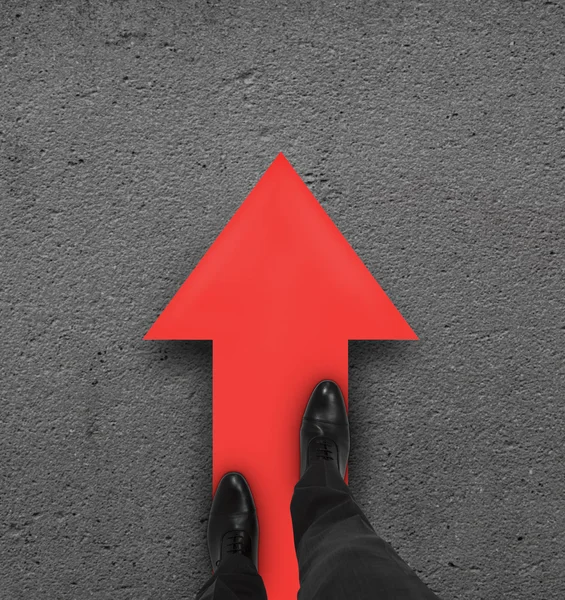 Flecha roja — Foto de Stock