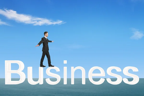 Business in sea — Stock Photo, Image