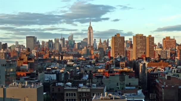 Manhattan skyline — Stockvideo