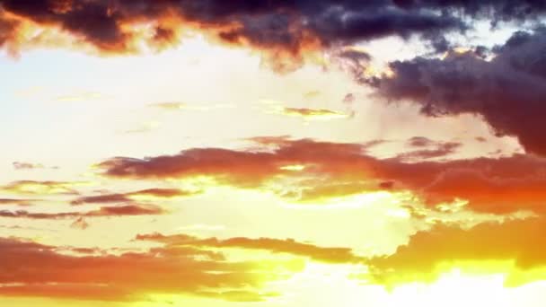 Hermosa puesta de sol — Vídeo de stock