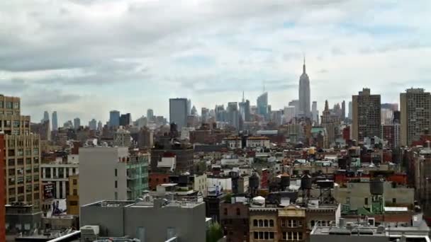 Manhattan skyline — Stockvideo