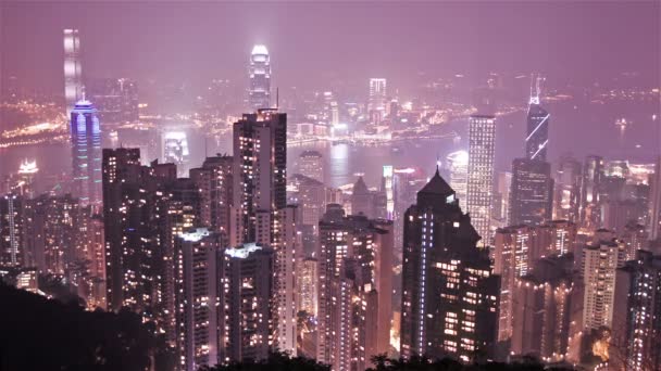 Panoramę z hong Kongu — Wideo stockowe