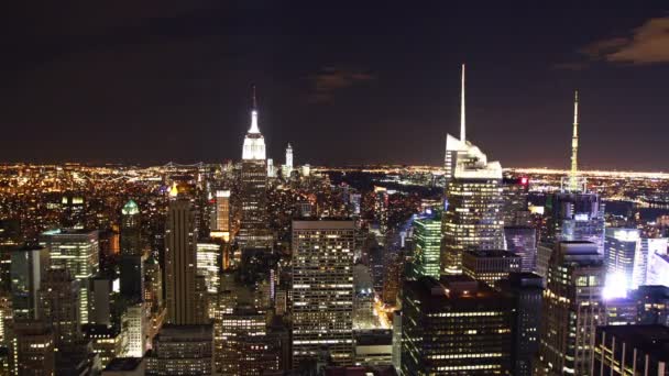 Skyline von New York — Stockvideo