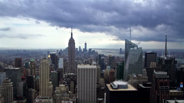 Manhattan skyline — Stockvideo