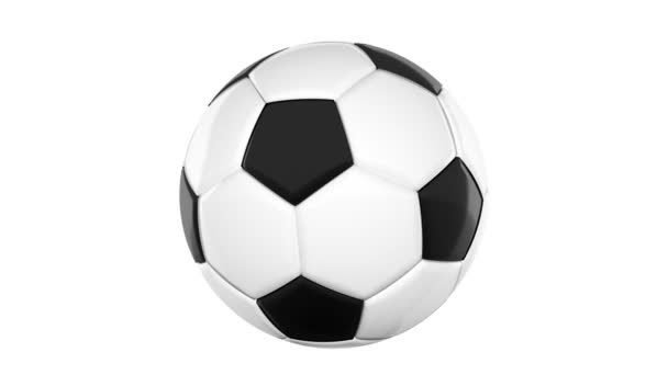 Balón de fútbol — Vídeo de stock