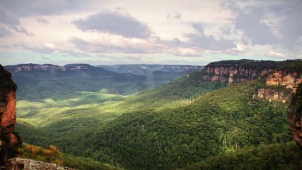 Summer landscape in mountains — Stock Video