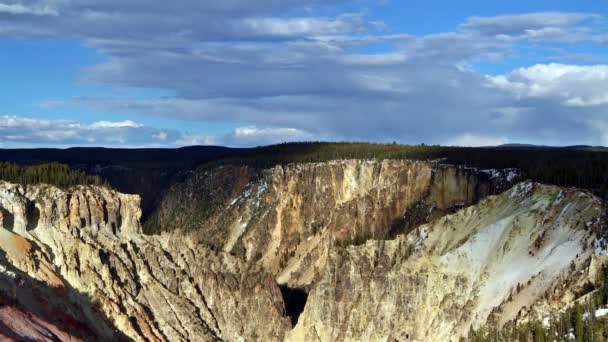 Clouds over mountains — Wideo stockowe