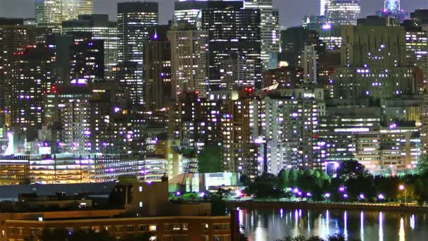 Manhattan'ın gökdelenler — Stok video