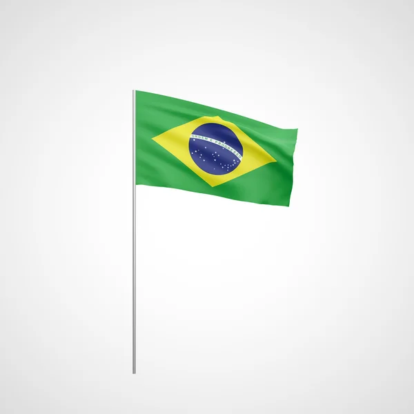 Flagge Brasiliens — Stockfoto